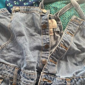 Long Denim Overalls